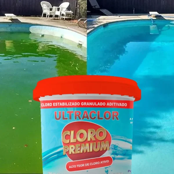 Cloro Premium Granulado para Piscinas Alto Teor 10kg Balde Ultraclor - Image 2