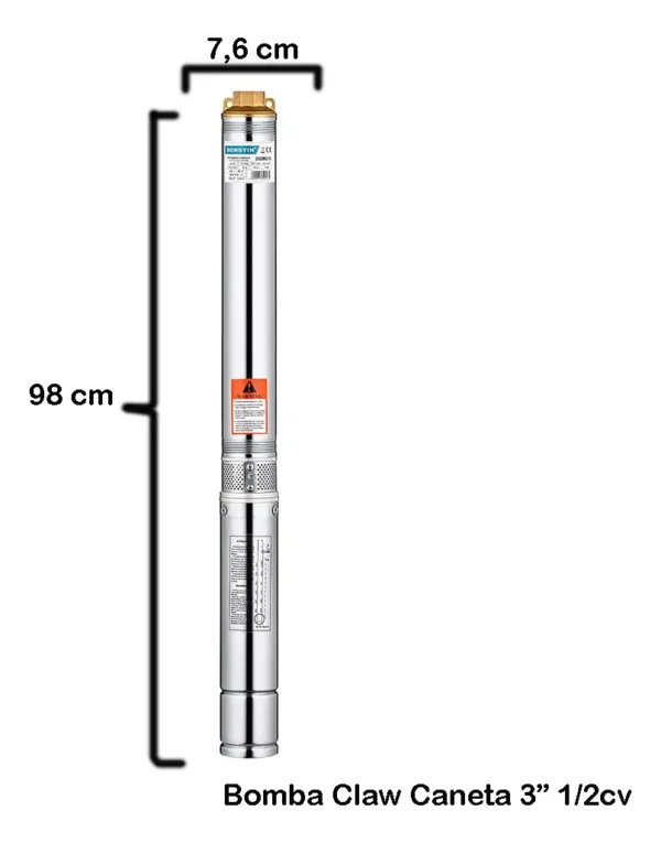 BOMBA SUBMERSA CLAW W3SDIM2/11 127V/60HZ 1/2 CV MONOFÁSICA - Image 5